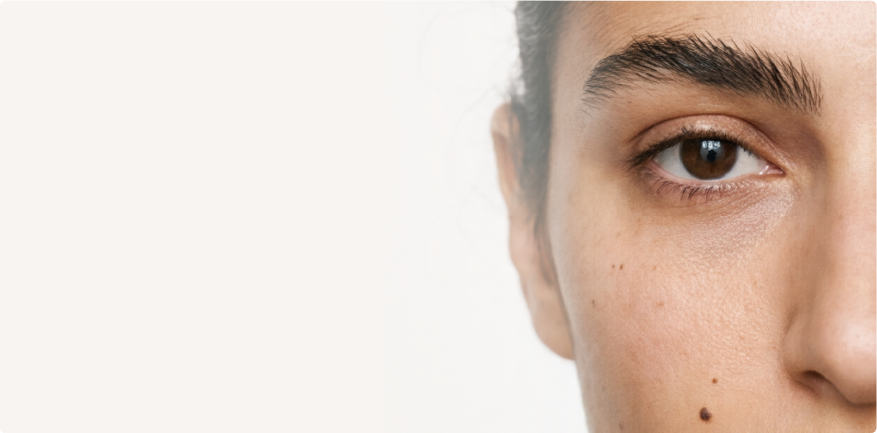 Primer plano de un rostro natural
